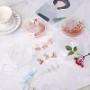 Cross-border direct supply 19mm rose gold long-tail clip paperclip storage set, multi-functional I-shaped nail receipt holder combination Specification image